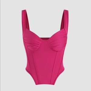 CIDER Fuchsia Corset